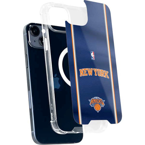 NBA New York Knicks Jersey iPhone 15 MagSafe Case