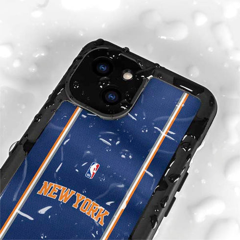 NBA New York Knicks Jersey iPhone 15 Plus Waterproof Case