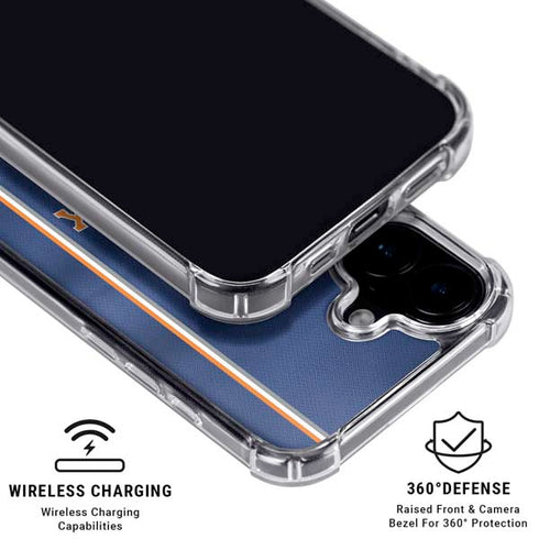 NBA New York Knicks Jersey iPhone 16 Clear Case