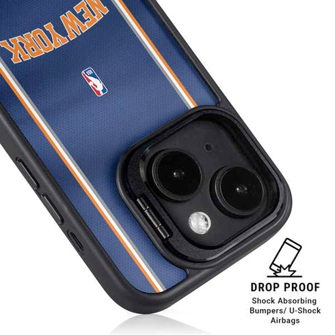 NBA New York Knicks Jersey iPhone 16 Kickstand Case