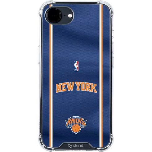 NBA New York Knicks Jersey iPhone 16e Clear Case