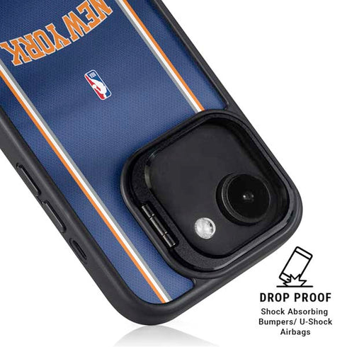 NBA New York Knicks Jersey iPhone 16e Kickstand Case