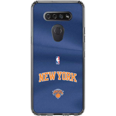 NBA New York Knicks Jersey LG K51/Q51 Clear Case