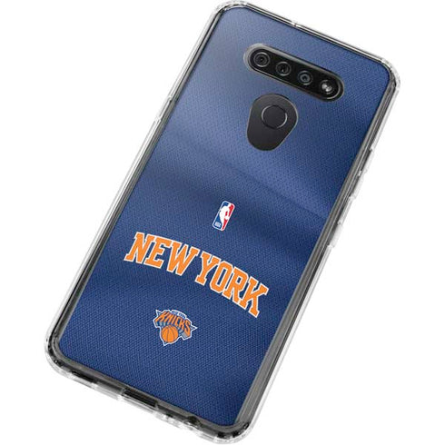 NBA New York Knicks Jersey LG K51/Q51 Clear Case