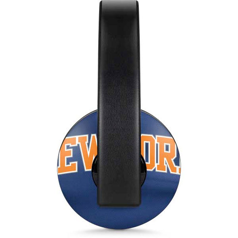 NBA New York Knicks Jersey PlayStation 4 Gold Wireless Headset Skin