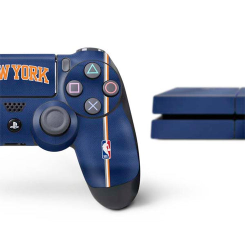 NBA New York Knicks Jersey PS4 Console and Controller Bundle Skin