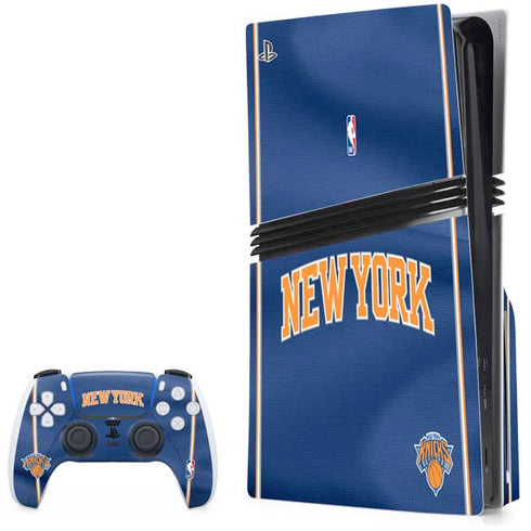 NBA New York Knicks Jersey PS5 Pro Disk Bundle Skin