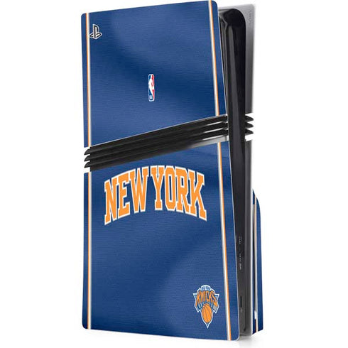 NBA New York Knicks Jersey PS5 Pro Disk Console Skin
