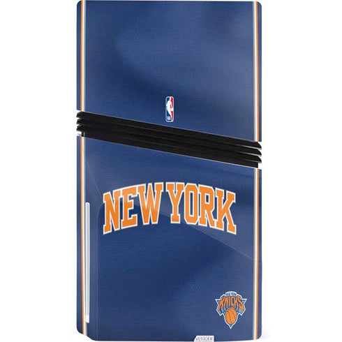 NBA New York Knicks Jersey PS5 Pro Disk Console Skin