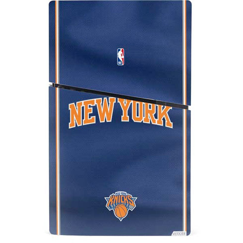 NBA New York Knicks Jersey PS5 Slim Digital Edition Bundle Skin