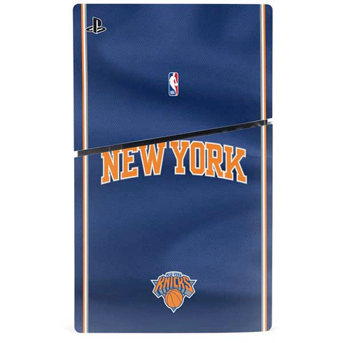 NBA New York Knicks Jersey PS5 Slim Digital Edition Console Skin