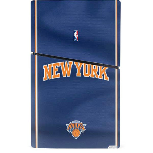 NBA New York Knicks Jersey PS5 Slim Digital Edition Console Skin