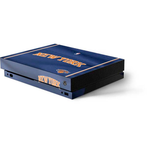 NBA New York Knicks Jersey Xbox One X Console Skin