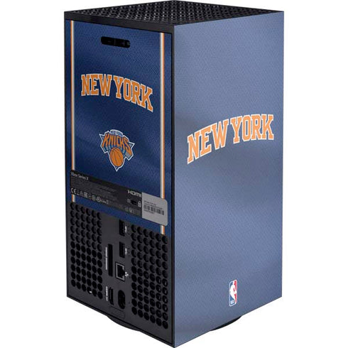 NBA New York Knicks Jersey Xbox Series X Console Skin