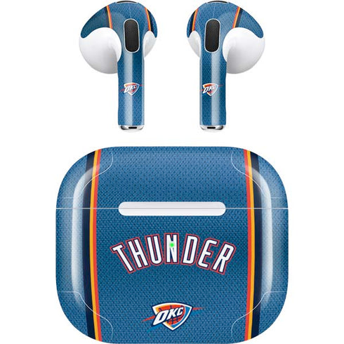 NBA Oklahoma City Thunder Jersey Apple AirPods (3rd Gen 2021) Skin