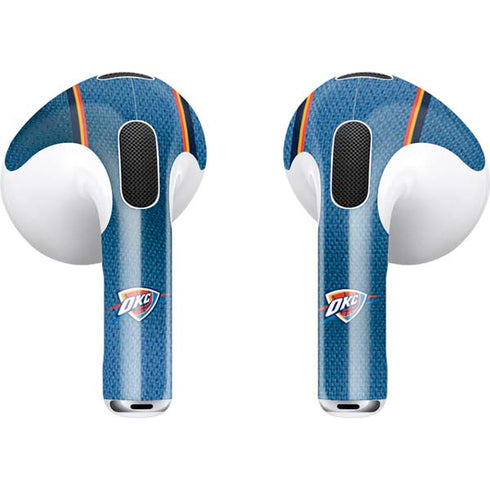 NBA Oklahoma City Thunder Jersey Apple AirPods (3rd Gen 2021) Skin