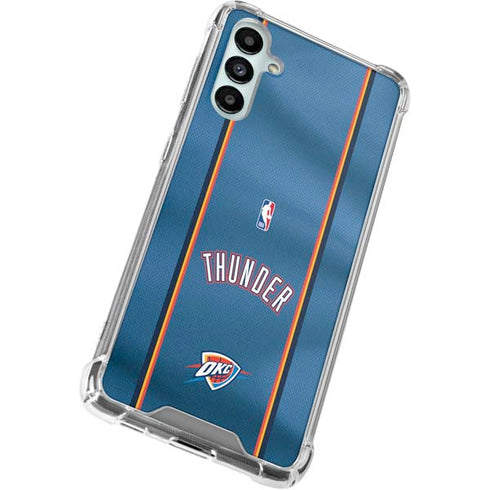 NBA Oklahoma City Thunder Jersey Galaxy A14 5G Clear Case