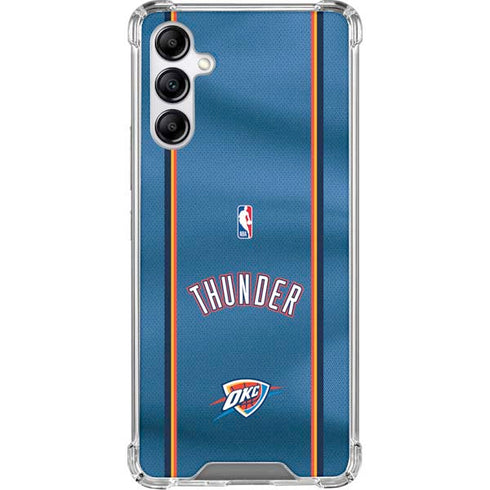 NBA Oklahoma City Thunder Jersey Galaxy A15 5G Clear Case