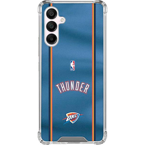 NBA Oklahoma City Thunder Jersey Galaxy A16 5G Clear Case