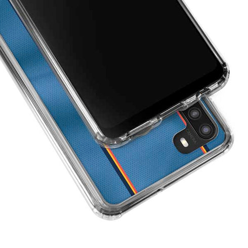 NBA Oklahoma City Thunder Jersey Galaxy A21 Clear Case
