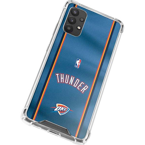 NBA Oklahoma City Thunder Jersey Galaxy A32 5G Clear Case