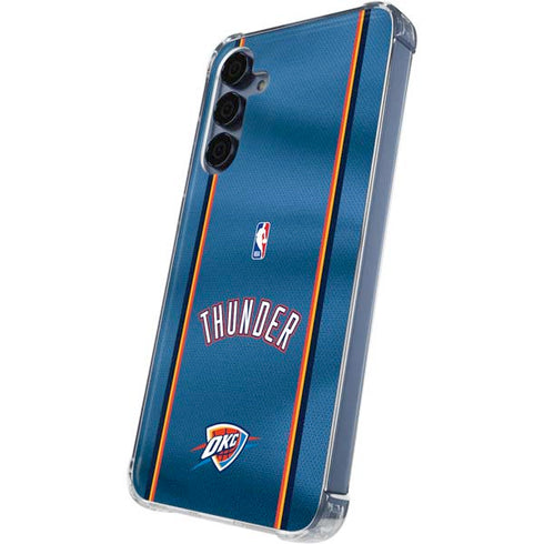NBA Oklahoma City Thunder Jersey Galaxy A35 5G Clear Case