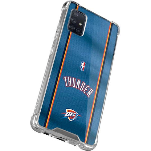 NBA Oklahoma City Thunder Jersey Galaxy A51 5G Clear Case