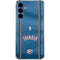 NBA Oklahoma City Thunder Jersey Galaxy A55 5G Clear Case