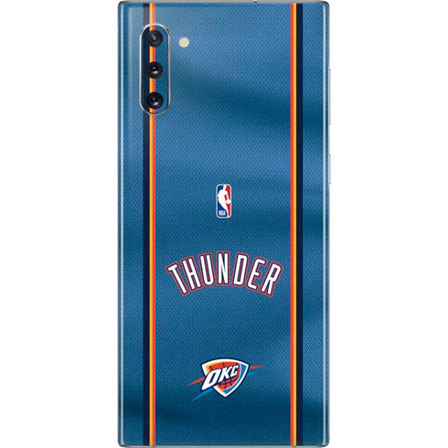 NBA Oklahoma City Thunder Jersey Galaxy Note 10 Skin