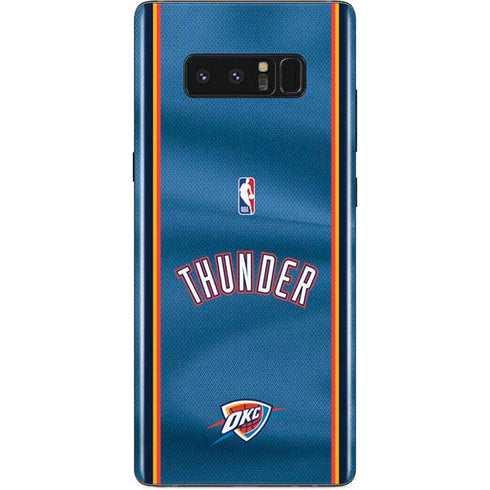 NBA Oklahoma City Thunder Jersey Galaxy Note 8 Skin