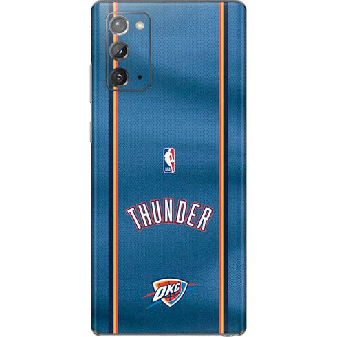 NBA Oklahoma City Thunder Jersey Galaxy Note20 5G Skin