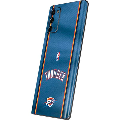 NBA Oklahoma City Thunder Jersey Galaxy Note20 5G Skin
