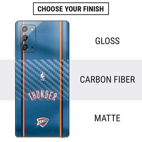 NBA Oklahoma City Thunder Jersey Galaxy Note20 5G Skin