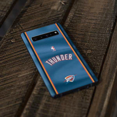 NBA Oklahoma City Thunder Jersey Galaxy S10 Plus Skin