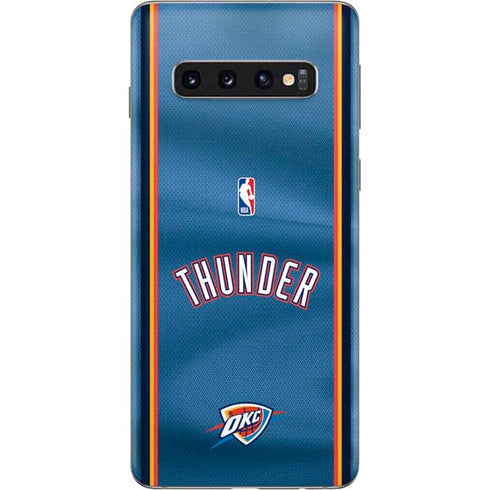 NBA Oklahoma City Thunder Jersey Galaxy S10 Skin