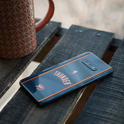 NBA Oklahoma City Thunder Jersey Galaxy S10e Skin