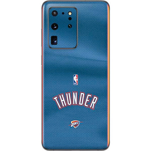NBA Oklahoma City Thunder Jersey Galaxy S20 Ultra 5G Skin