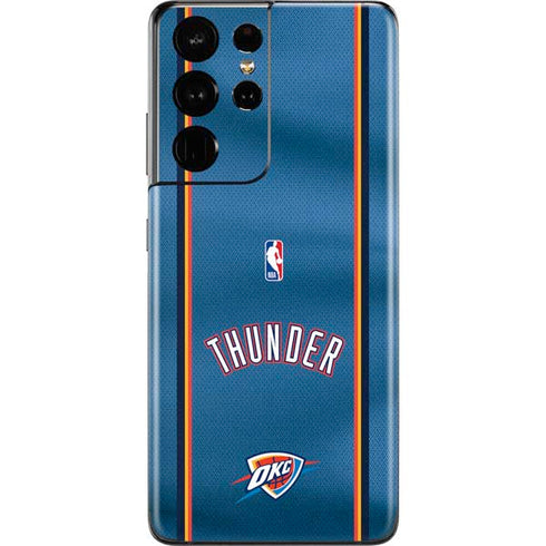 NBA Oklahoma City Thunder Jersey Galaxy S21 Ultra 5G Skin
