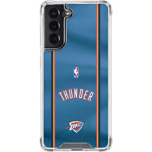 NBA Oklahoma City Thunder Jersey Galaxy S22 Clear Case