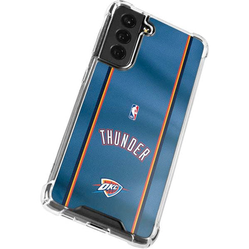 NBA Oklahoma City Thunder Jersey Galaxy S22 Plus Clear Case