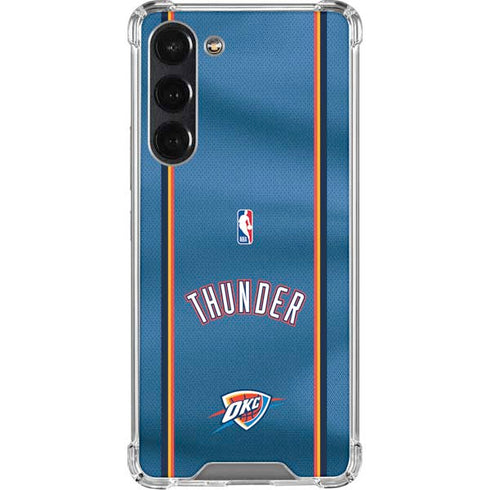 NBA Oklahoma City Thunder Jersey Galaxy S23 FE Clear Case