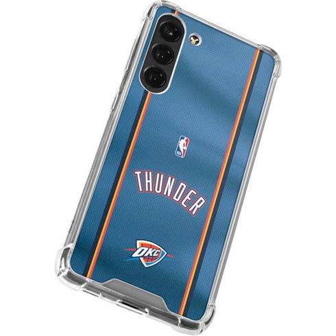 NBA Oklahoma City Thunder Jersey Galaxy S23 FE Clear Case