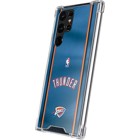 NBA Oklahoma City Thunder Jersey Galaxy S23 Ultra Clear Case
