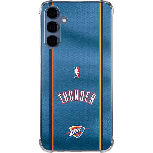 NBA Oklahoma City Thunder Jersey Galaxy S24 Clear Case