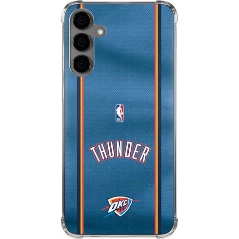 NBA Oklahoma City Thunder Jersey Galaxy S24 Plus Clear Case