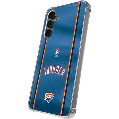 NBA Oklahoma City Thunder Jersey Galaxy S24 Plus Clear Case