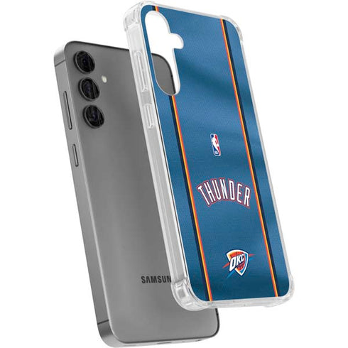 NBA Oklahoma City Thunder Jersey Galaxy S24 Plus Clear Case