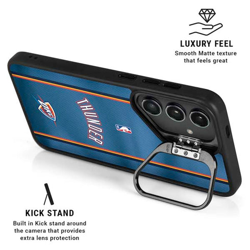 NBA Oklahoma City Thunder Jersey Galaxy S24 Plus Kickstand Case
