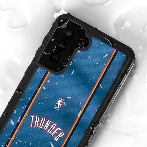 NBA Oklahoma City Thunder Jersey Galaxy S24 Plus Waterproof Case