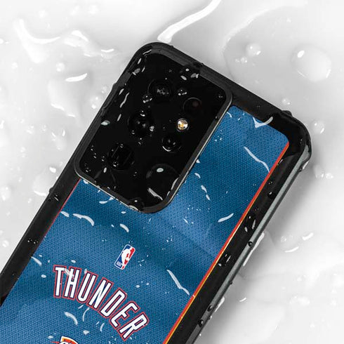 NBA Oklahoma City Thunder Jersey Galaxy S24 Ultra Waterproof Case